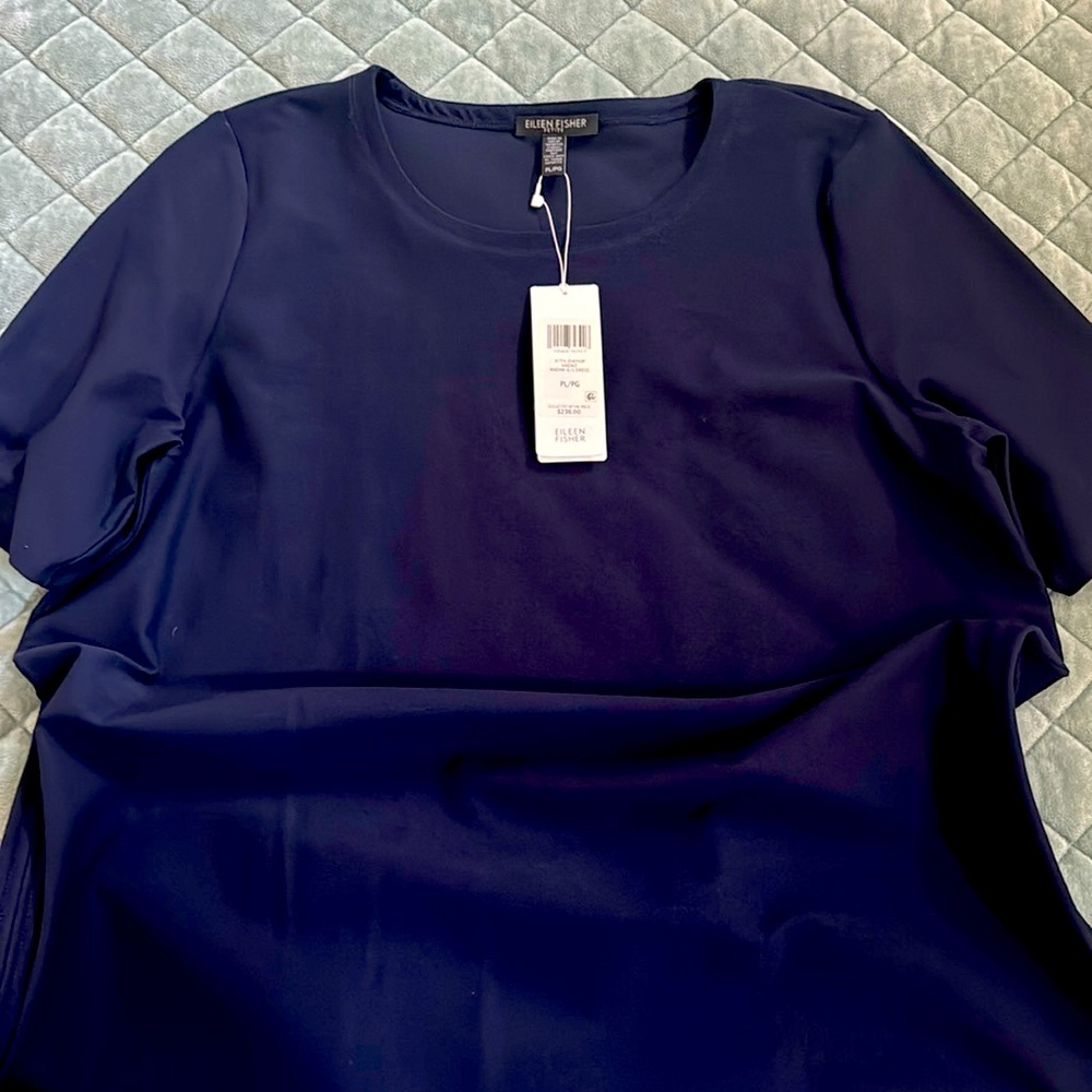 Eileen Fisher Washable Stretch Crepe Dress